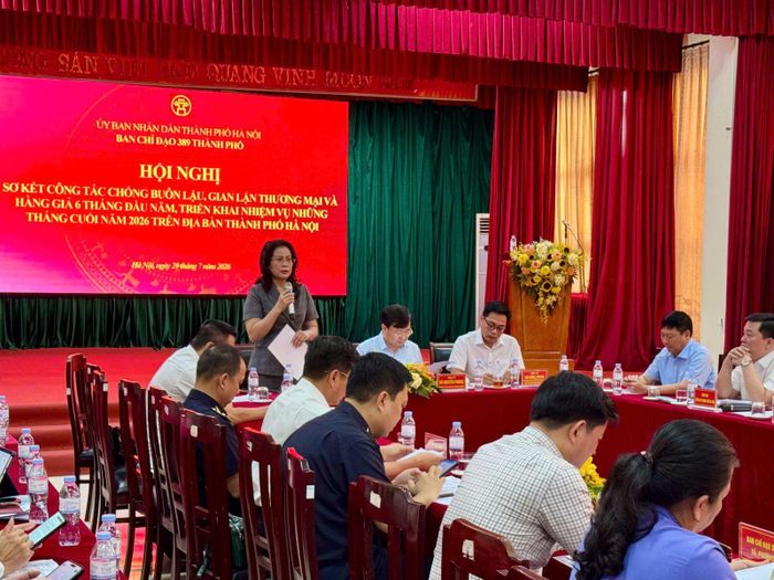 Ban Thường trực Ban Chỉ đạo 389 TP Hà Nội sơ kết 6 tháng đầu năm 2026.
