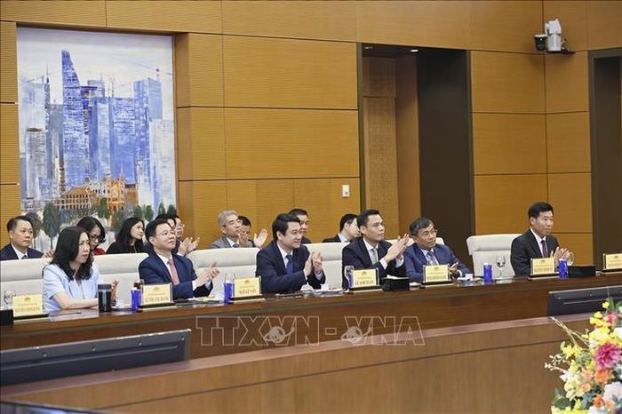 Đại biểu dự gặp mặt. Ảnh: Doãn Tấn/TTXVN