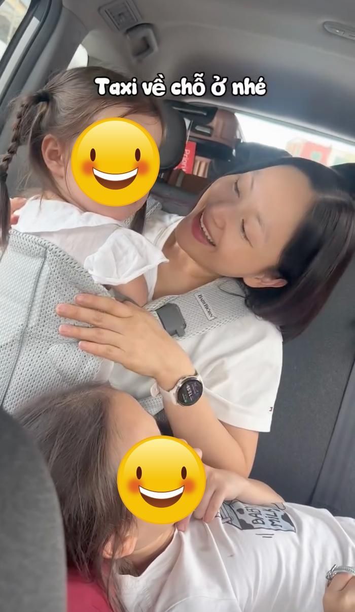 Lan Phương cân bằng giữa công việc và chăm sóc con cái. Ảnh: Chụp màn hình FBNV