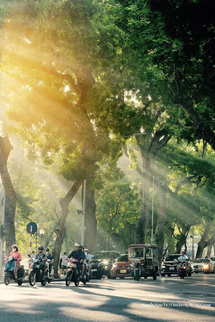 Phố Phan Đình Phùng - con phố được "săn đón" nhiều nhất mỗi khi thu Hà Nội về. Ảnh: Nguyễn Ngọc Tú/Chuyện của Hà Nội