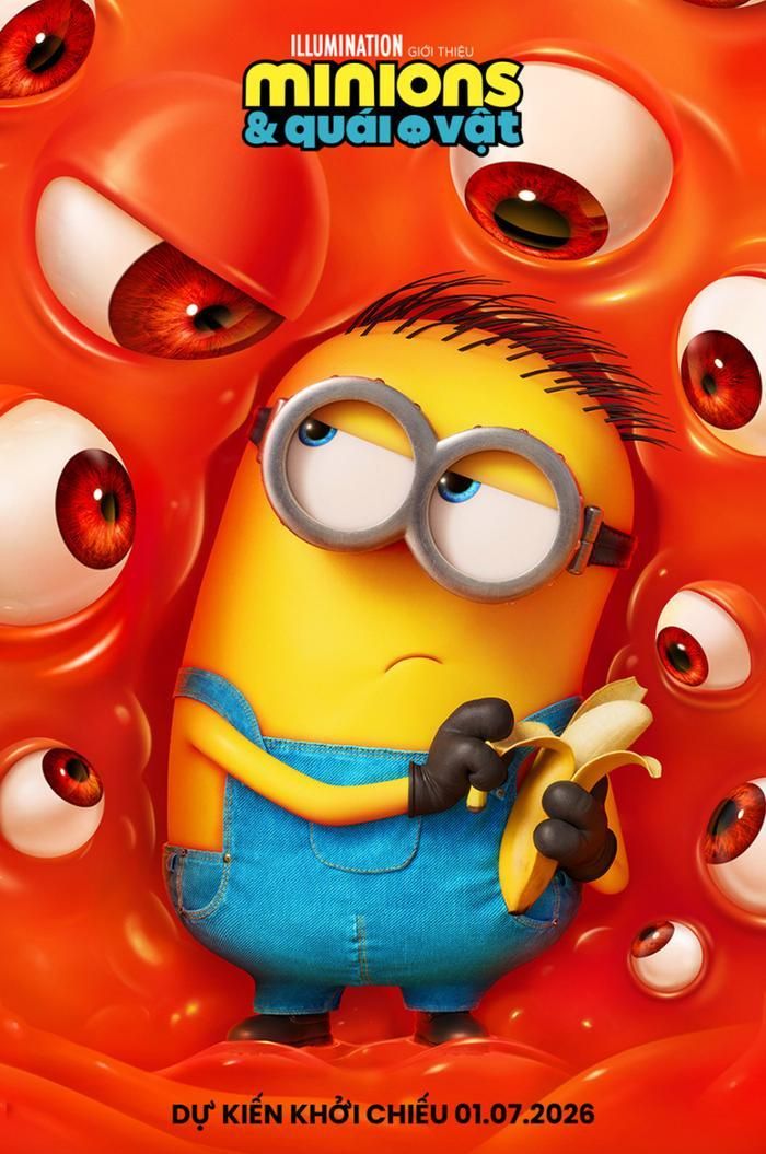 Minions &amp; Quái Vật giữ vị trí quán quân phòng vé Việt với doanh thu ấn tượng vượt 158 tỷ đồng. Ảnh: NSX