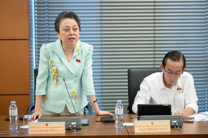 Bà Phạm Khánh Phong Lan, Giám đốc Sở An toàn thực phẩm TP.HCM phát biểu về vấn đề an toàn thực phẩm 