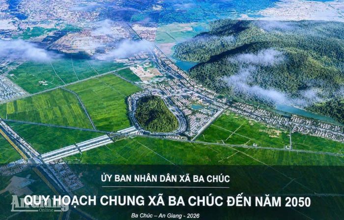 Phối cảnh quy hoạch chung xã Ba Chúc đến năm 2050.