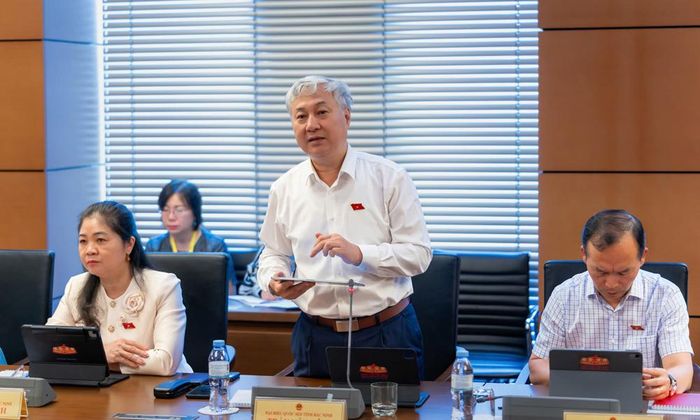  Đại biểu Trần Văn Lâm phát biểu ý kiến. 