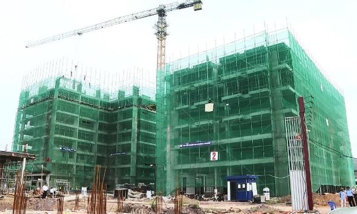 Dự án nhà ở xã hội Nham Biền Residence sắp hoàn thành.