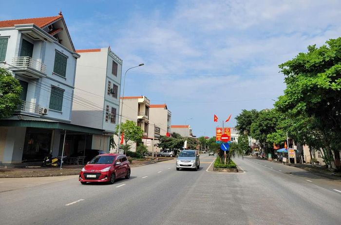  Một góc xã Lương Tài - địa phương chuẩn bị lên phường. 