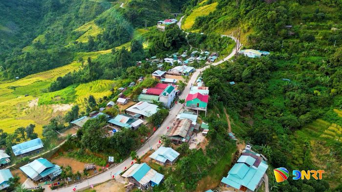 Xã Trà Linh đang ngày càng phát triển khi chương trình mục tiêu quốc gia đang được triển khai hiệu quả, góp phần xóa đói giảm nghèo bền vững. Ảnh: HOÀNG ĐẠO