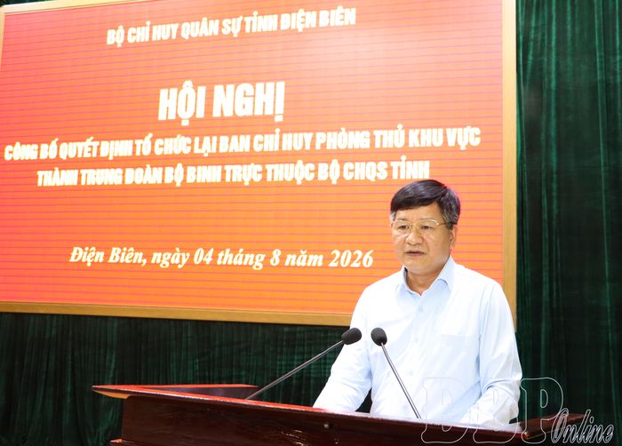 Phó Bí thư Thường trực Tỉnh ủy Lê Thành Đô phát biểu chỉ đạo tại hội nghị.