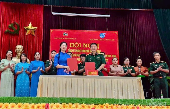 Hội LHPN tỉnh và Đoàn Kinh tế - Quốc phòng 379 ký kết Chương trình phối hợp hoạt động giai đoạn 2026 - 2031.