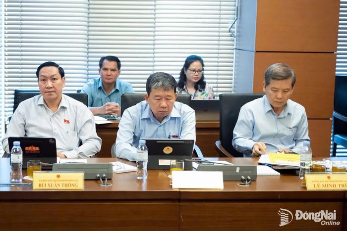Các đại biểu dự phiên thảo luận tổ. Ảnh: CTV