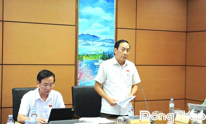 Đại biểu Phạm Văn Hòa phát biểu thảo luận
