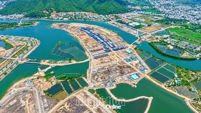 Dự án Khu đô thị hỗn hợp thành phố Nha Trang đang dần hình thành, tạo điểm nhấn cho đô thị Nha Trang.