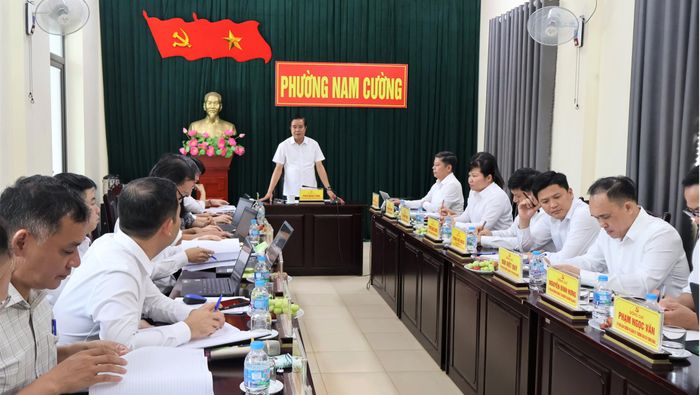 Đồng chí Phan Đăng Toàn kết luận buổi làm việc.