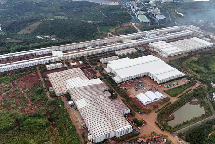 Dự án Nhà máy Điện phân nhôm Đắk Nông của Công ty TNHH Luyện kim Trần Hồng Quân tại xã Nhân Cơ (Lâm Đồng) vừa đi vào vận hành sẽ góp phần tăng thu ngân sách cho địa phương