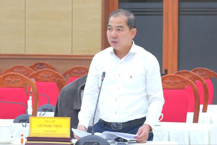 Giám đốc Sở Tài chính Lê Ngọc Tiến