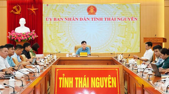 Các đại biểu dự Hội nghị tại điểm cầu Thái Nguyên.