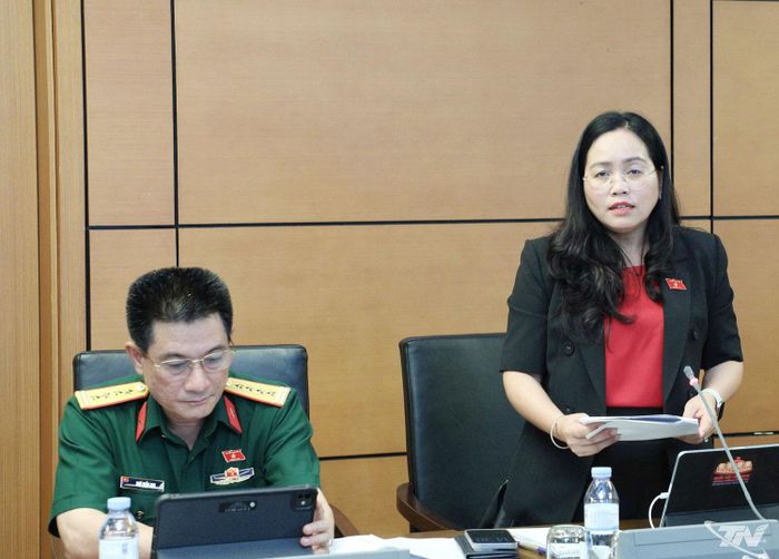Đại biểu Hồ Thị Kim Ngân góp ý nhiều nội dung liên quan đến dự thảo Luật Trách nhiệm bồi thường của Nhà nước.