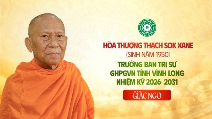 Hòa thượng Thạch Sok Xane, sinh năm 1950, là vị tôn túc tái suy cử Trưởng ban Trị sự GHPGVN tỉnh Vĩnh Long do đặc thù của Phật giáo tại nơi có đông cộng đồng Phật giáo Nam tông Khmer