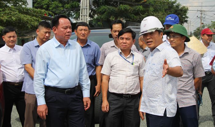 Đoàn công tác kiểm tra nút giao hương lộ 19 và Vành đai 3 TP.HCM.