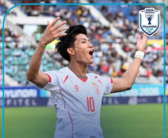 Myanmar thắp lại hy vọng vào bán kết sau trận thắng Lào. (Ảnh: Aseanutdfc). 