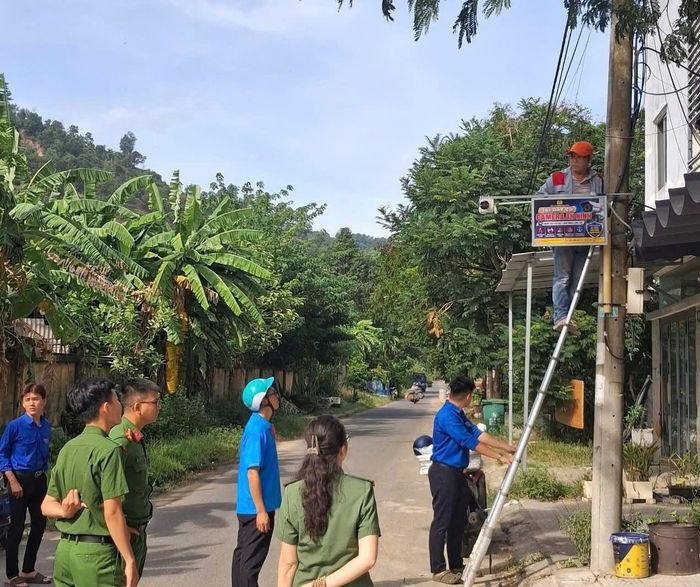 Camera được lắp đặt tại nhiều vị trí để cảnh báo, nhắc nhở, xử lý các trường hợp cố tình vi phạm