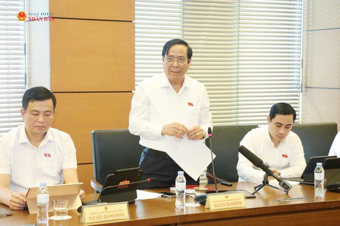 ĐBQH Nguyễn Thanh Bình (Hà Tĩnh) phát biểu