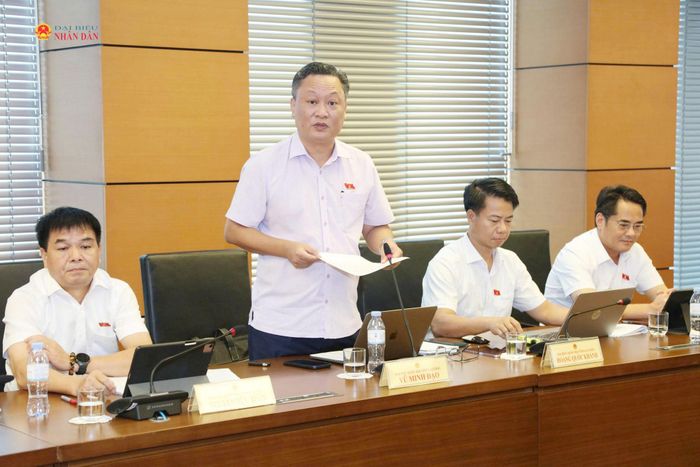 ĐBQH Vũ Minh Đạo (Lai Châu) phát biểu