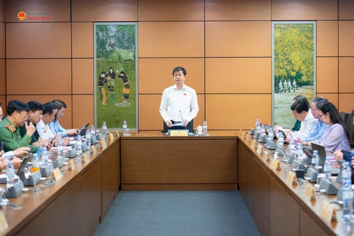 ĐBQH Lê Quang Tùng (An Giang) điều hành phiên thảo luận Tổ 13 sáng 4/8
