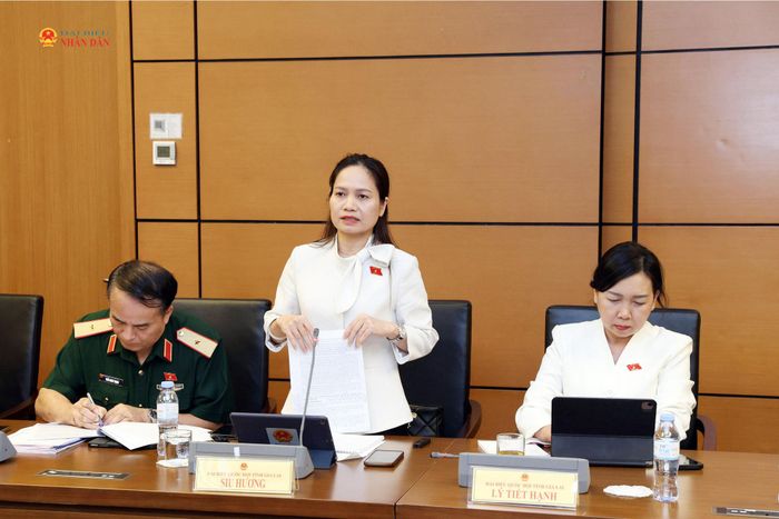 ĐBQH Siu Hương (Gia Lai) phát biểu