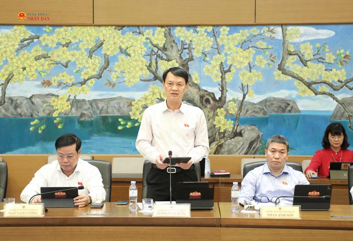 ĐBQH Lương Đình Hưng (Nghệ An) phát biểu