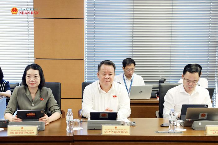 Các đại biểu dự phiên thảo luận tổ