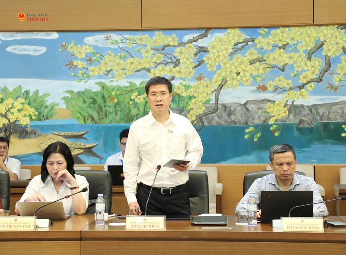 ĐBQH Hoàng Minh Hiếu (Nghệ An) phát biểu