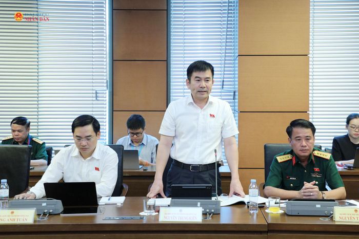 ĐBQH Nguyễn Trung Kiên (TP. Đồng Nai) phát biểu