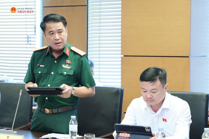 ĐBQH Nguyễn Tấn Linh (TP. Đồng Nai) phát biểu