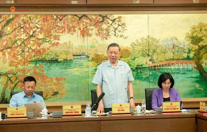 Tổng Bí thư, Chủ tịch nước Tô Lâm phát biểu thảo luận tại Tổ 1