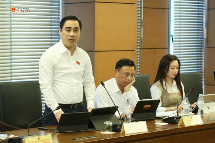 ĐBQH Lê Thành Đông (Hà Tĩnh) phát biểu