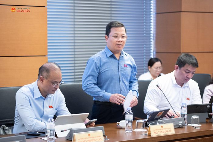 ĐBQH Nguyễn Danh Tú (An Giang) phát biểu