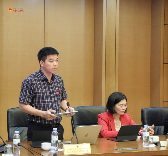 ĐBQH Nguyễn Văn Ngọc (Lâm Đồng) phát biểu