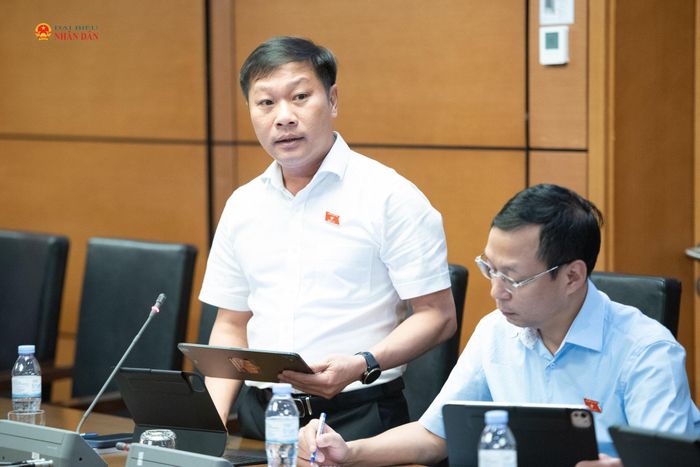 ĐBQH Nguyễn Khánh Vũ (Quảng Trị) phát biểu