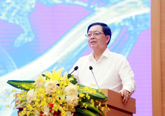 Phó Thủ tướng Chính phủ Hồ Quốc Dũng phát biểu chỉ đạo hội nghị.