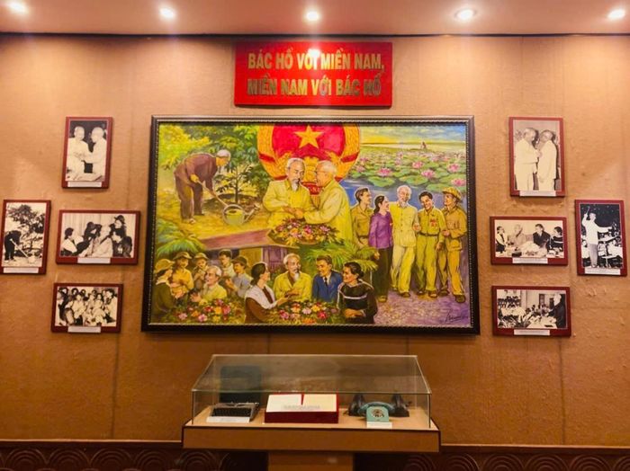 Nơi trưng bày tình cảm sâu nặng của Bác với Miền Nam và Miền Nam với Bác - Ảnh: B. Minh