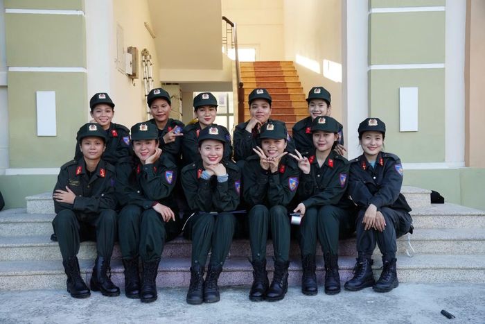 Những "bông hồng vàng" góp phần tạo nên "cơn mưa" Huy chương Vàng của Đội tuyển Bộ Tư lệnh Cảnh sát cơ động.