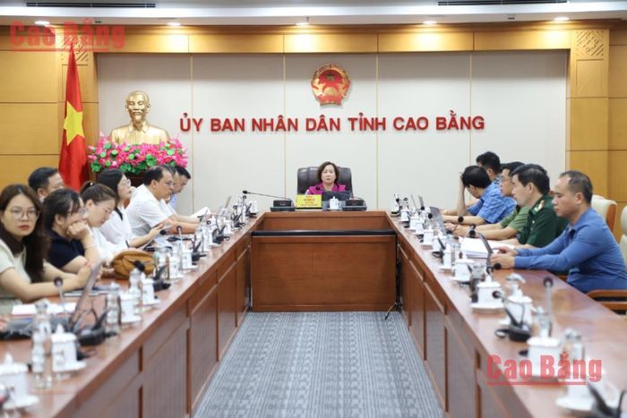 Các đại biểu dự hội nghị tại điểm cầu tỉnh.