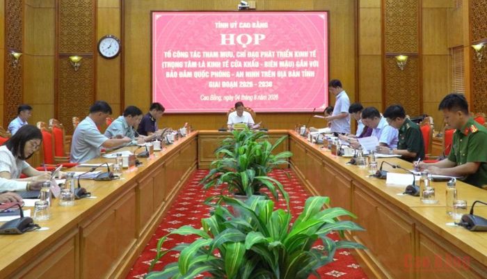 Các đại biểu dự cuộc họp.