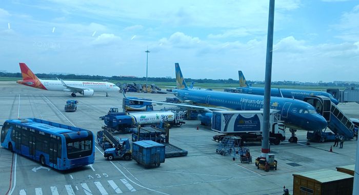 6 tháng đầu năm 2026, hoạt động vận tải, bảo đảm an toàn hàng không tiếp tục có nhiều chuyển biến tích cực. Ảnh: N.Lộc