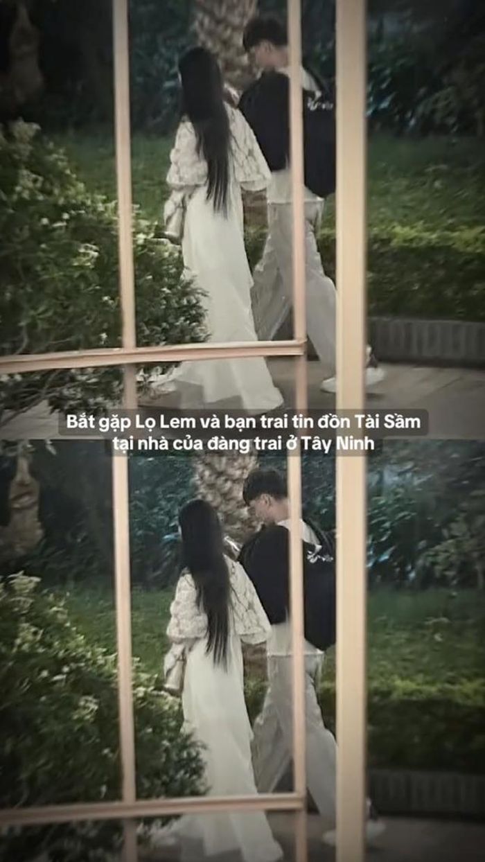 Hình ảnh được cho là Lọ Lem đến Tây Ninh gặp gia đình thiếu gia.