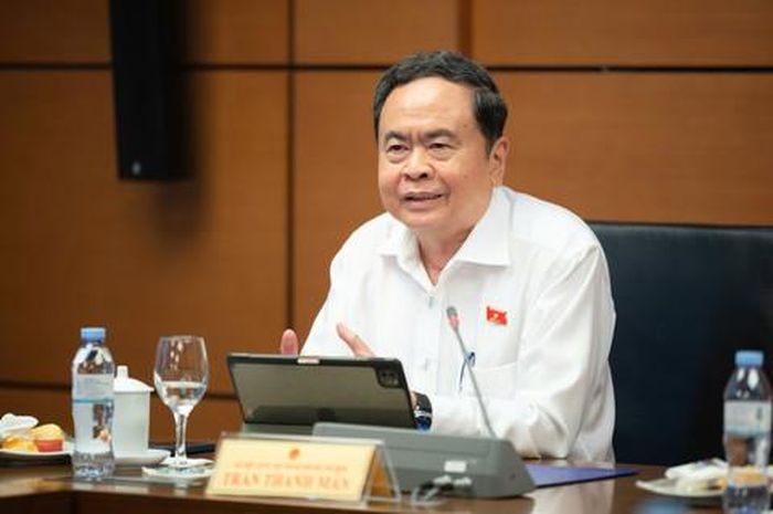 Chủ tịch Quốc hội Trần Thanh Mẫn phát biểu tại thảo luận Tổ
