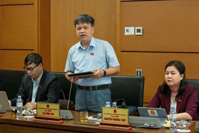Đại biểu Tạ Đình Thi. Ảnh: Như Ý