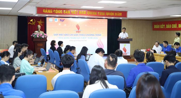 Quang cảnh buổi gặp mặt báo chí. Ảnh: Hải Lâm