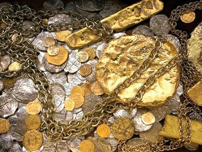 Con tàu đắm San Jose mang theo số vàng bạc, ngọc lục bảo trị giá 19 tỉ USD theo thời giá hiện tại. Ảnh: Viện Hải dương học Woods Hole